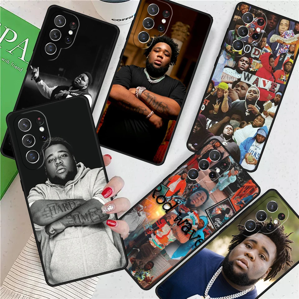 Rod Wave Rapper For Samsung Galaxy S24 Ultra S21 S22 S8 S9 S10 5G Note 10 20 Plus FE S23 Phone case Cover Coque