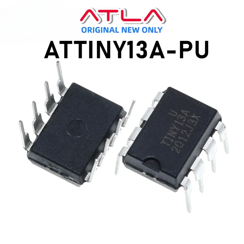 (5-50pieces) Origin New ATTINY13A-PU ATTINY13A  ATTINY13 13A-PU 8DIP Microcontroller 8Bit MCU ATtiny Series IC Development Board