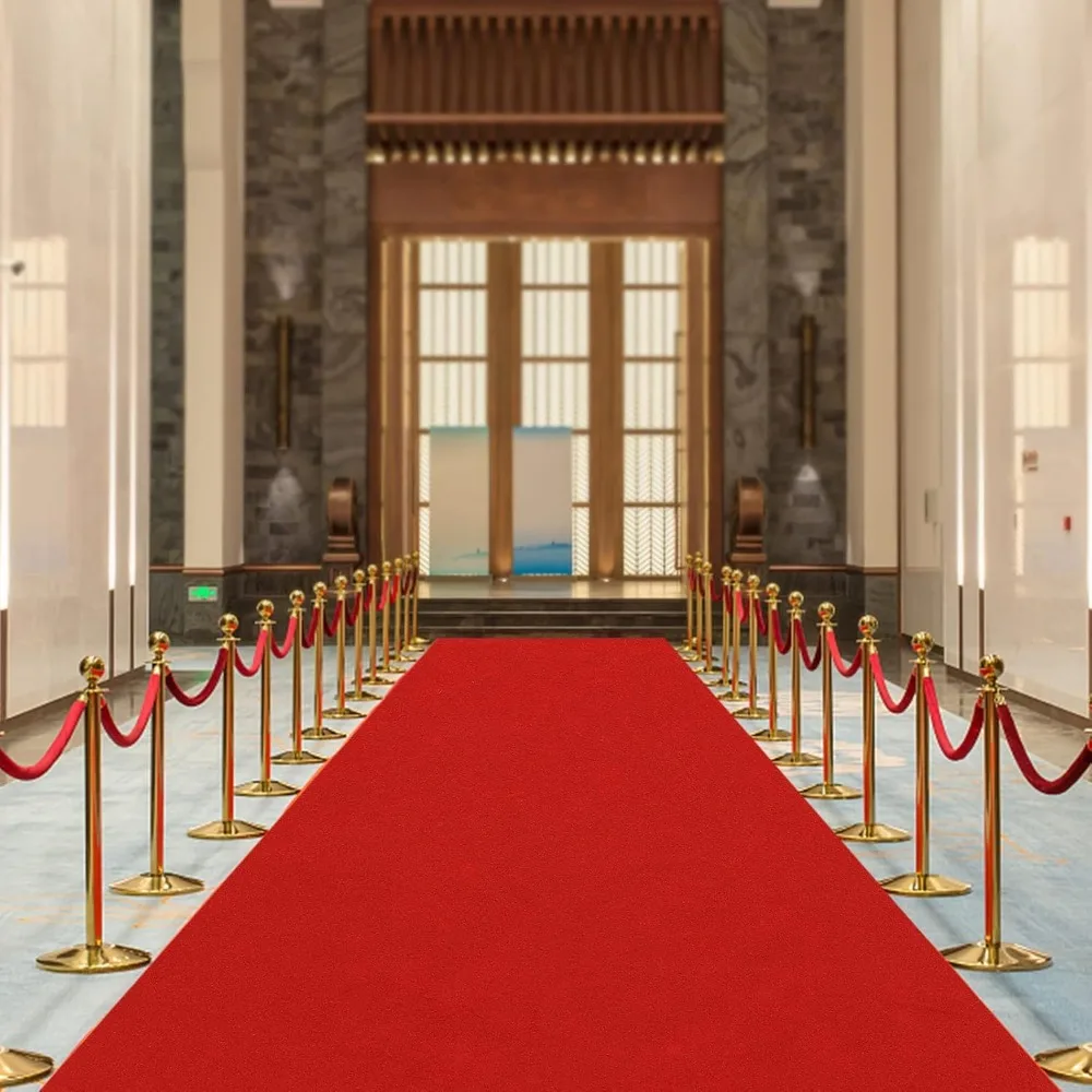 

Red Carpet Runner Aisle Runner Party Runway Hallway Rug Floor Mat Prom Decorations Outdoor Carpet Entryway Rug Indoor