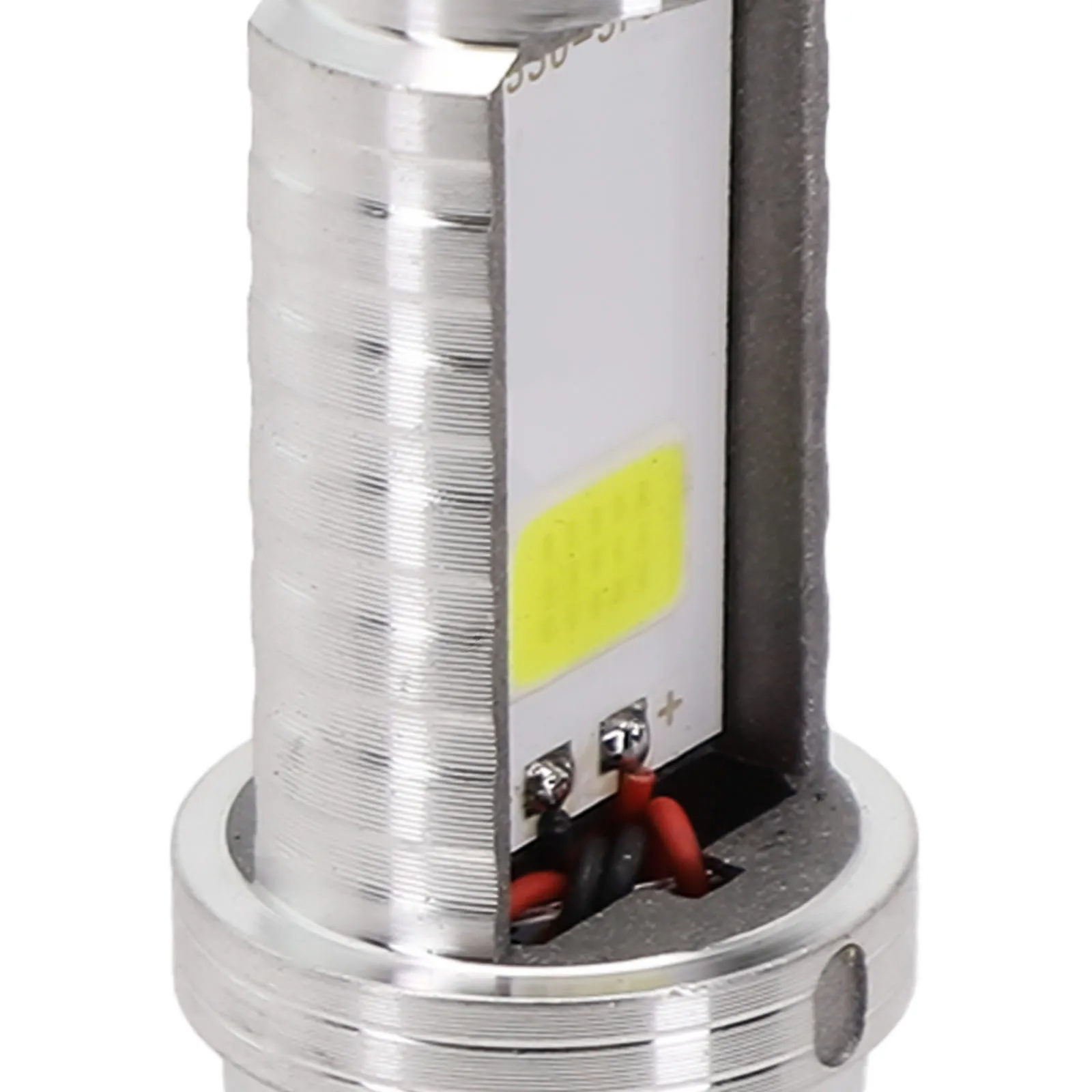 오토바이 전구 내장 스포트라이트, 하이 로우 빔 변환 전구, H4 BA20D PX15D H6 오토바이 LED 헤드라이트 램프, 8W 12V