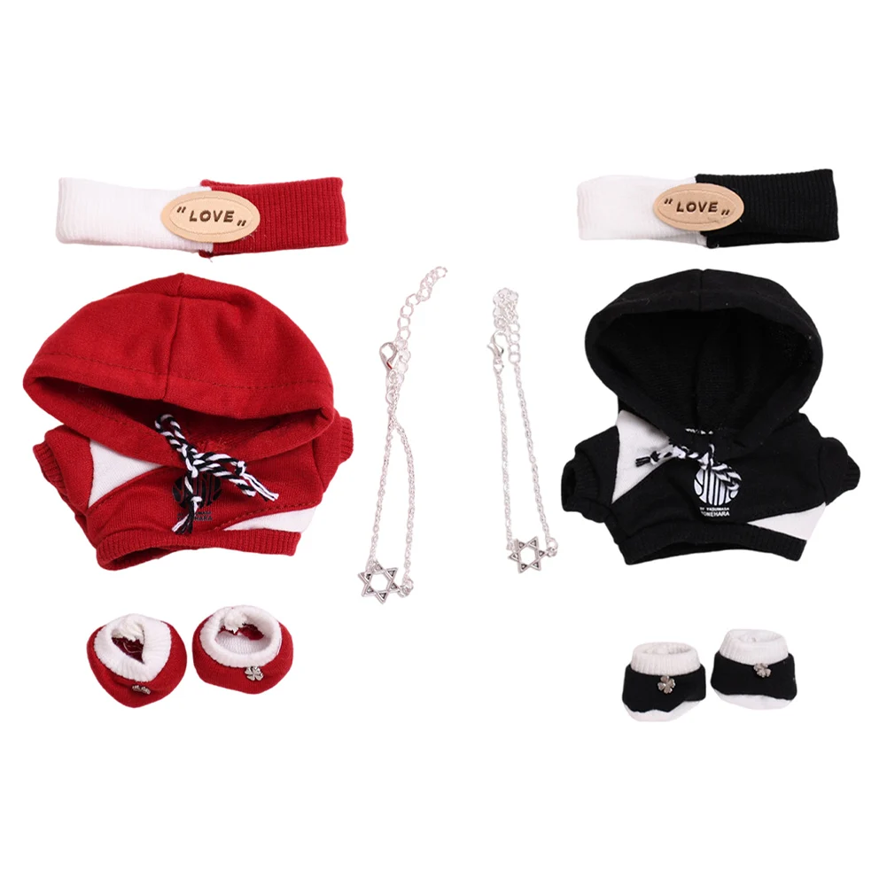 

Plush Doll Clothes Plush Doll Changing Clothes Dolll Clothes Suit Cartoon Cute Clothes Dolls Accessories Christmas Gift