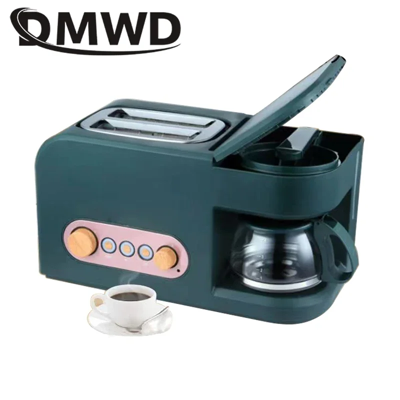 

Multifunctional Breakfast Baking Machine Electric Toaster Bread Sandwich Grill Oven Coffee Maker Drip Cafe American Pot Boiler