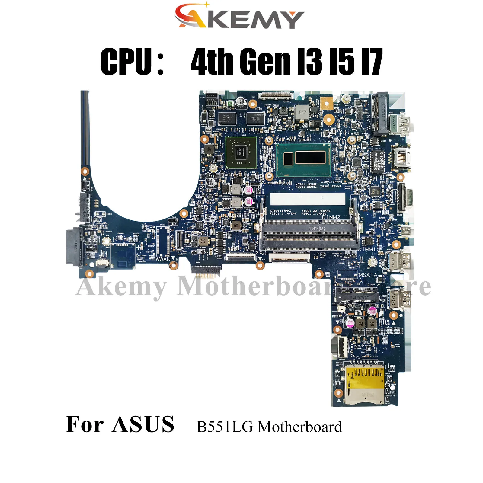 

B551LG Материнская плата для ноутбука ASUS ExpertBook B551LG B551L Материнская плата для ноутбука с процессором I3 I5 I7 100% тестирование ОК быстрая доставка stk