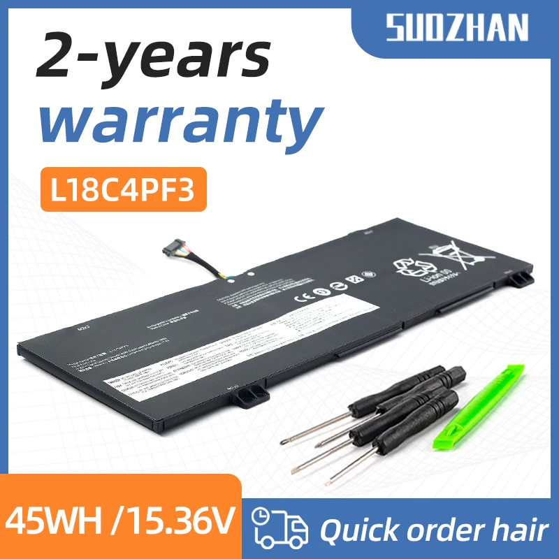 

SUOZHAN L18M4PF4 L18M4PF3 L18C4PF3 L18C4PF4 Battery For Lenovo IdeaPad C340-14API 14IWL S540-14API IML Flex-14API 11.36V 45WH