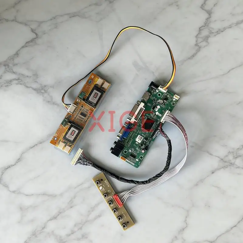 

Matrix Controller Board Fit QD17EL07 LQ170E1LG MTT170E1LG11 QD170E1LG03 LVDS 30-Pins 1280*1024 4-CCFL HDMI+DVI+VGA 1280x1024 Kit