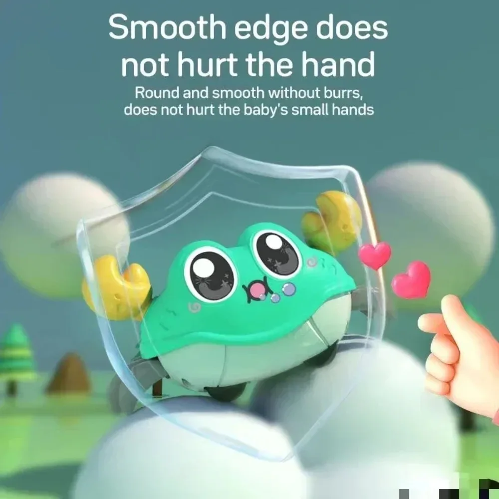 Kruipende krab Buiktijd Wandelen Dansen Speelgoed Baby Zintuiglijk speelgoed Baby Leren Kruipen Geschenken Dubbele kracht Wandelen Kruipspeelgoed