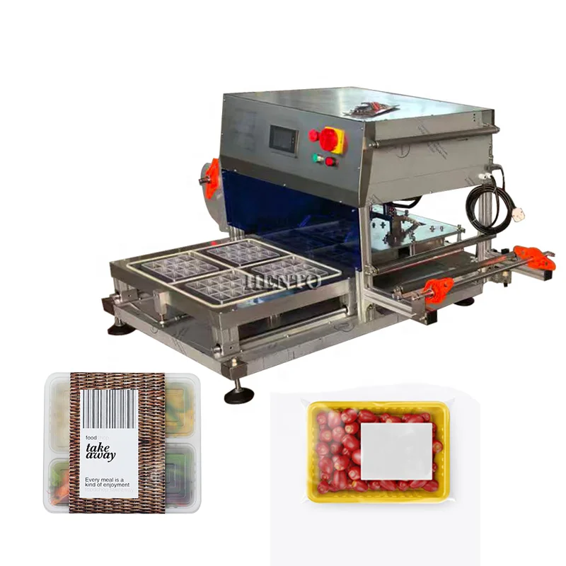 Multi-Use Meal Tray Sealing Machine / Soup Bowl Sealing Machine / Food Tray Sealing Machine