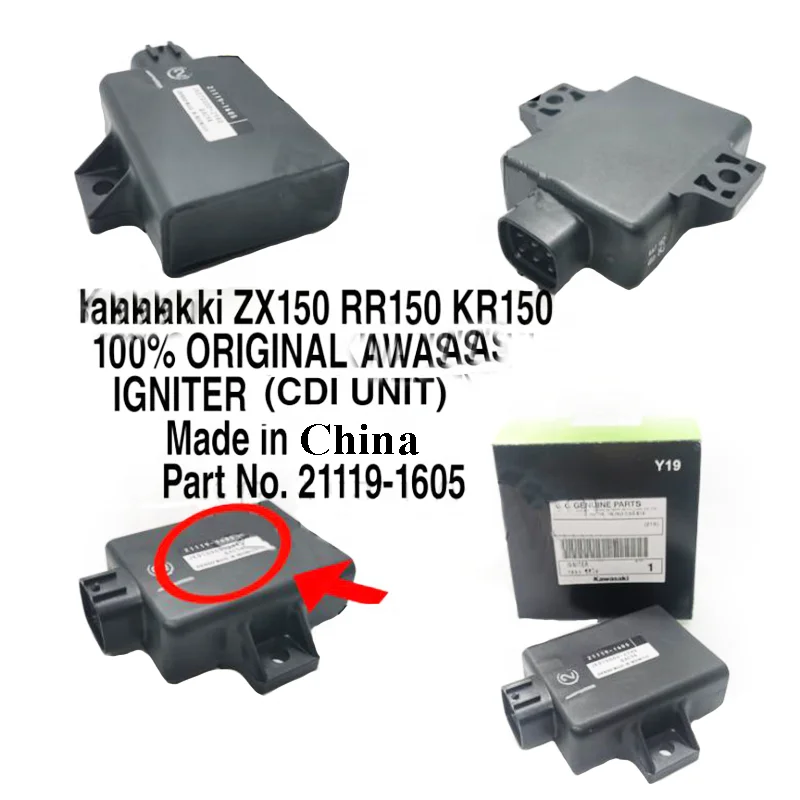 Factory High Quality ZX150RR RR150 KRR ZXR150 ZX150 Original CDI Assembly Standard CDI Unit Fast Delivery