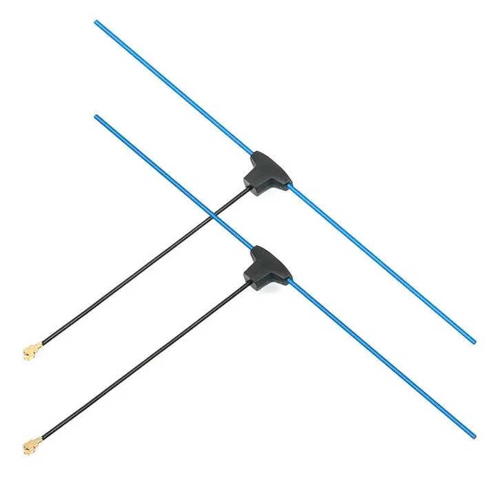 2PCS BETAFPV Dipole T Antenna 2dBi IPEX 46mm 80mm Replacement for BETAFPV ELRS 2.4G 915MHZ Nano Receiver DIY Parts