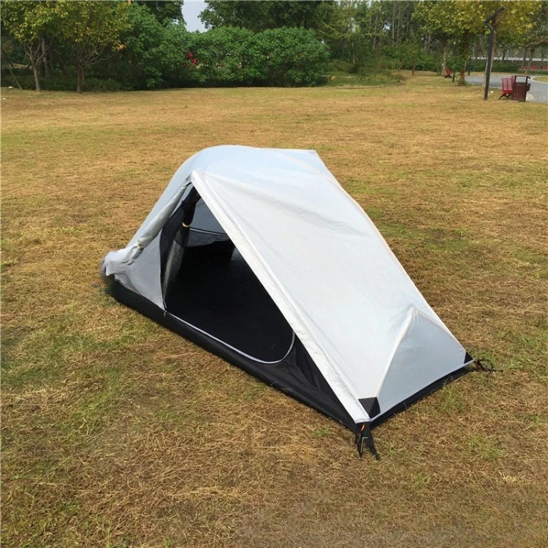 

rain and sun protection single camping tent, ultra-light single tent, single top tent, four-season mountaineering tent