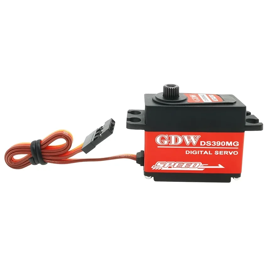 GDW DS390MG 9,0 kg 8,4 V Metal Gear Micro Mini digitale servo Hoge snelheid hoek 120 voor 500 helikopter Fix-wing RC Auto Robotarm