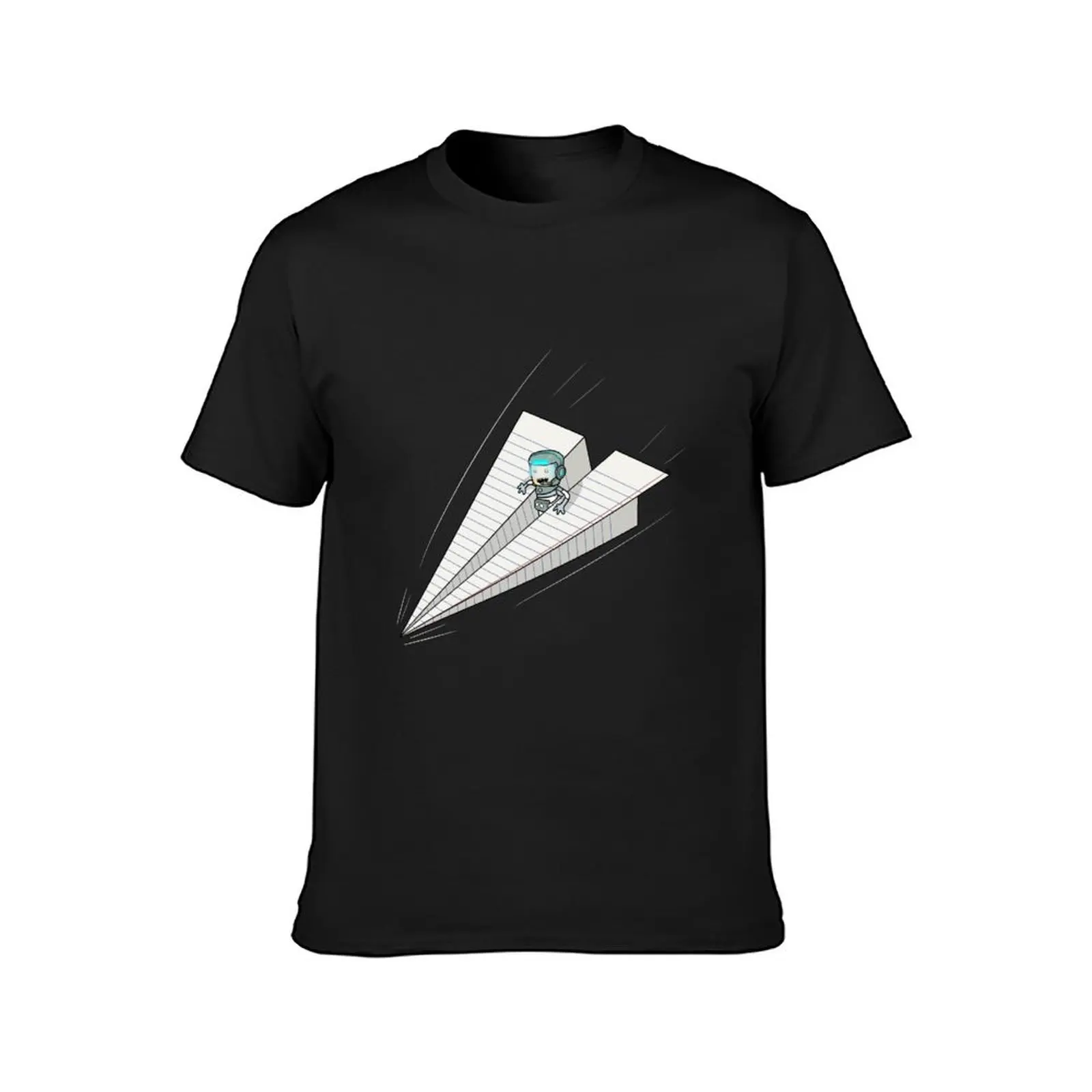 Oxygen Not Included - Paper Airplane Pilot T-Shirt tops oversizeds workout shirts for men