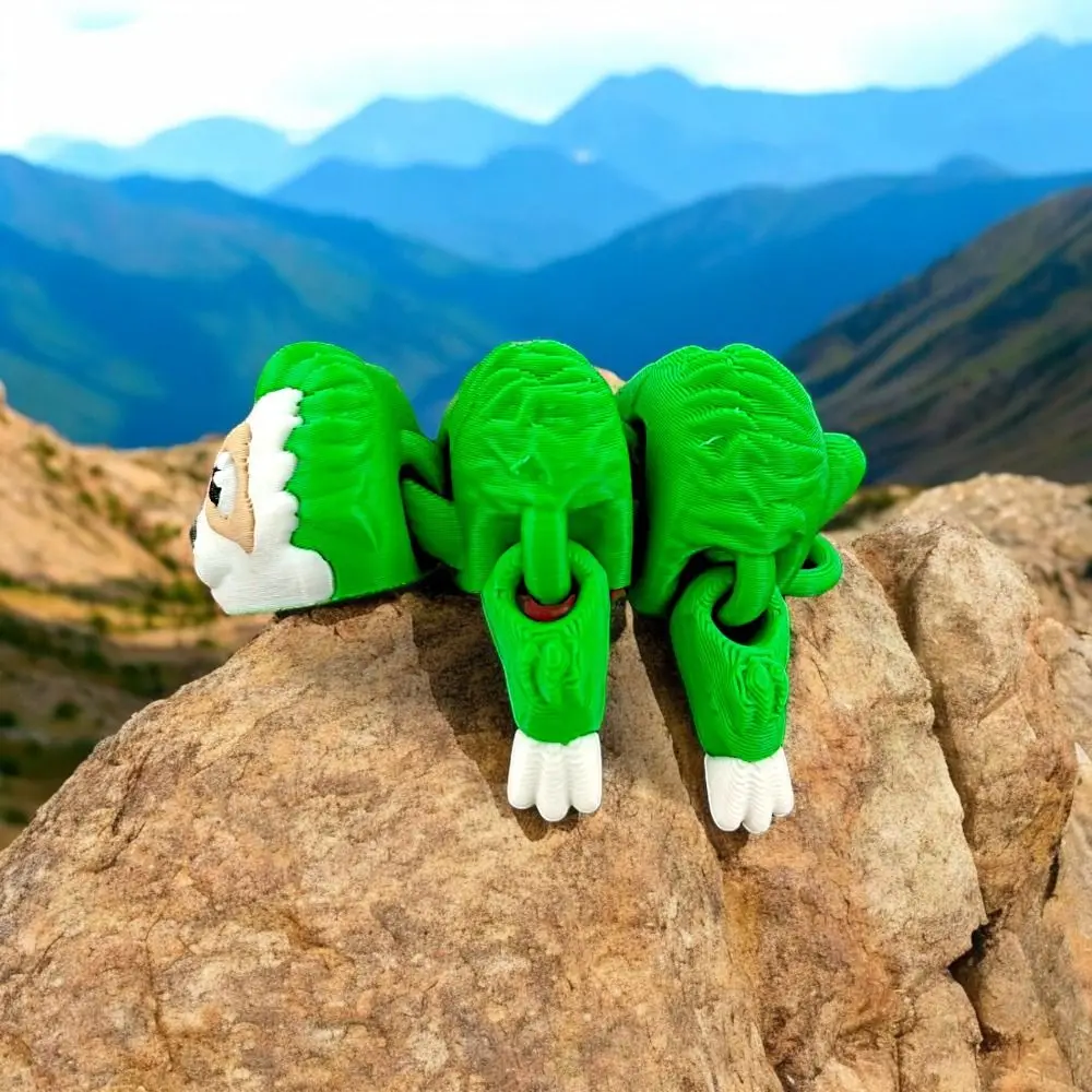 

Movable Joints Mini 3D Printing Sloth Handicraft Figurine 3D Printed Sloth Sculpture Cartoon Realistic 3D Printed Sloth Toy