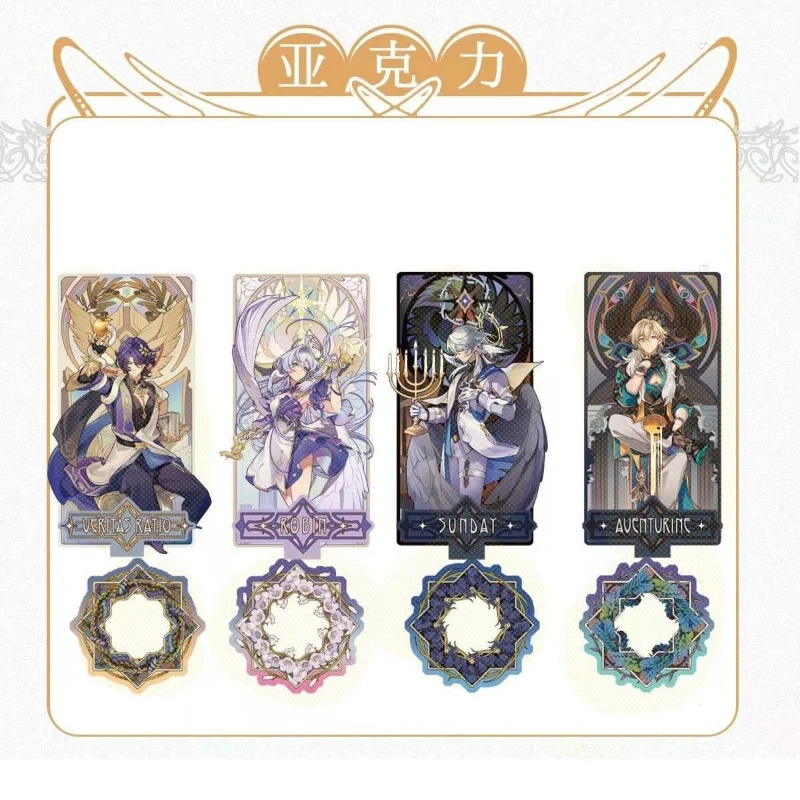 هونكاي: ستار السكك الحديدية الأحد افينتورين ريكوييم الاكريليك الشكل حامل نموذج لوحة لتقوم بها بنفسك زخارف مكتب الدائمة علامة الحلي لمحبي هدية #1