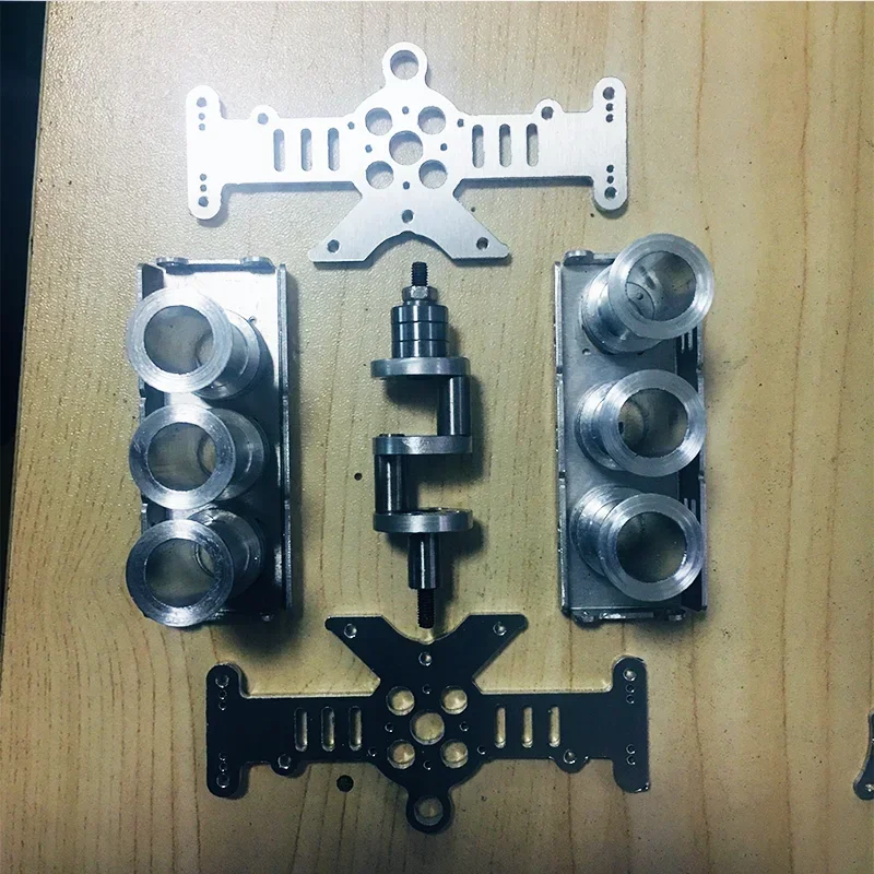 Horizontally Opposed Engine Model Strong Magnetic Power RC Model Strong Magnetic Brushless Motor Physical Science Teaching Aids