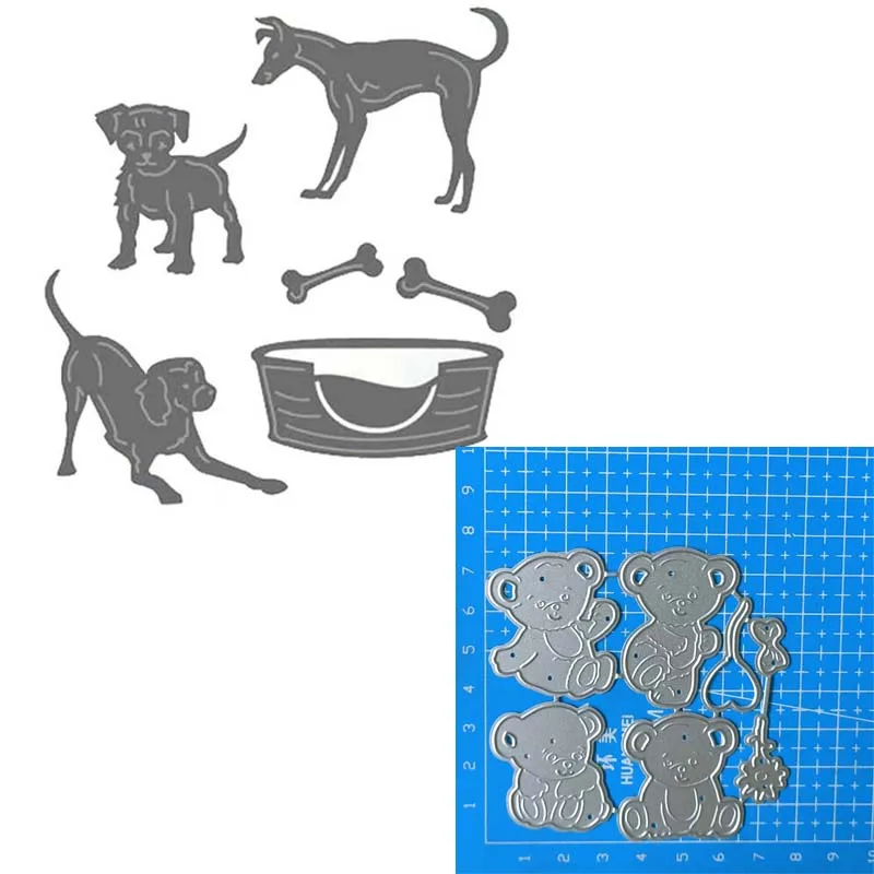 animal dog cat butterfly bear elephant Metal Cutting Dies Decoration Scrapbook Paper cards Craft Knife Mould Blade Punch Stencil