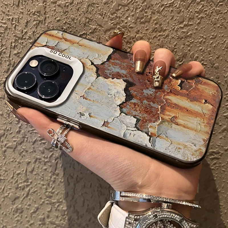حافظة لهاتف آيفون 16 15 14 13 12 11 Pro Max 17 Air 16E X XR XS MAX 8 Plus غطاء خلفي غير لامع