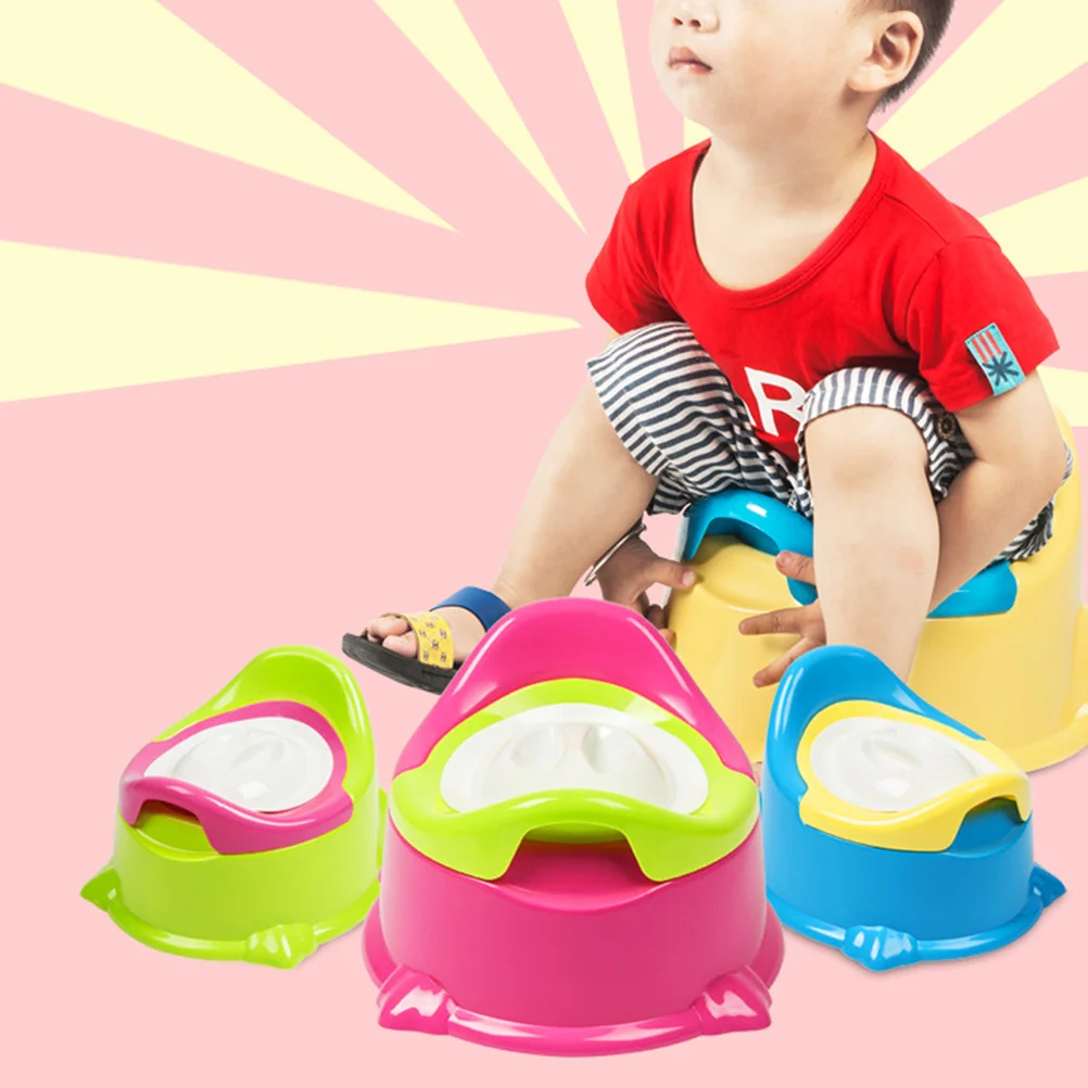 

1Pcs Toddler Toilet Trainer Durable Kids Potty Lightweight Portable Easy to Clean for Baby Travel Use Pink Baby Toilet