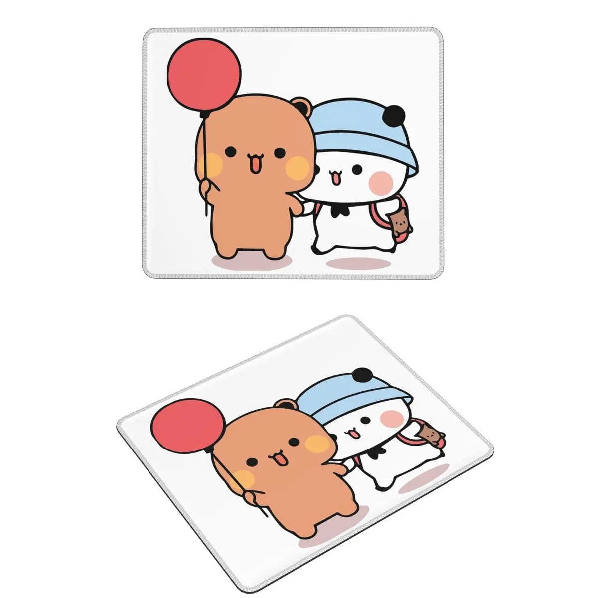 

Bear And Panda Bubu Dudu Balloon Mouse Pad Computer Keyboard Mouse Mat Gamer PC Desk Mat Office Accessories Table Mats