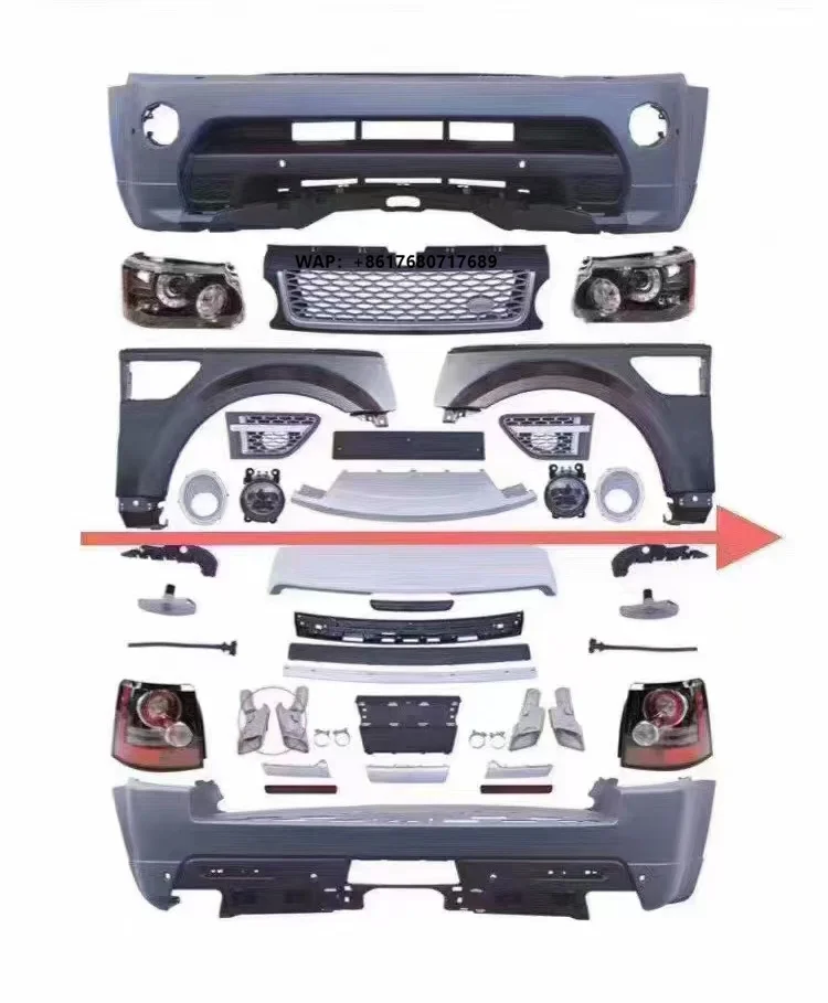 Old to New Facelift Body Kit for Range Rover Sport L320 2005-2009 Upgrade 2010 Autobiography Style