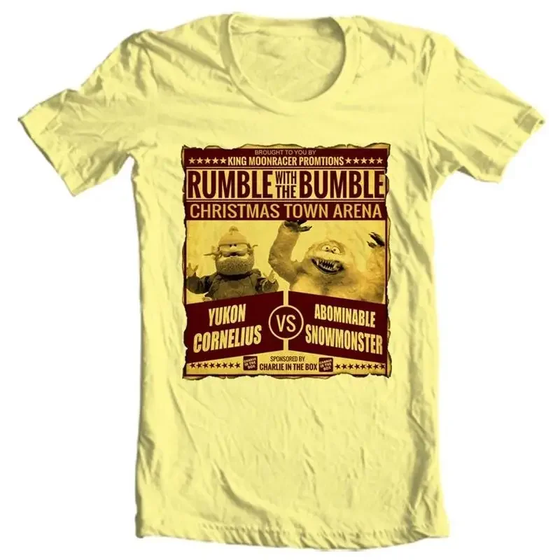 Yukon Cornelius Vs The Bumble T Shirt Adult Standard Fit Christmas Graphic Tee
