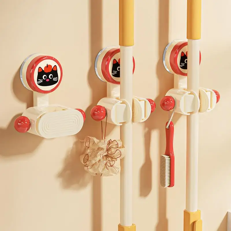powerful-suction-mop-holder-wall-mounted-no-drilling-required-home-use-bathroom-mop-hook-strong-mop-bracket-plastic-material