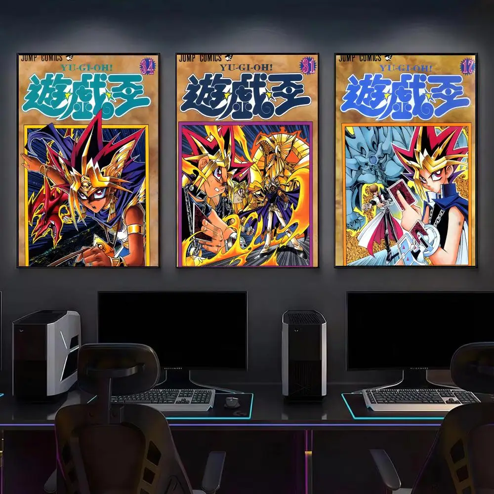 1PC Anime Y-Yu-Gi-Oh Poster Modern Aesthetic Canvas Wall Art Poster Cool Room Stuff Bedroom Decor