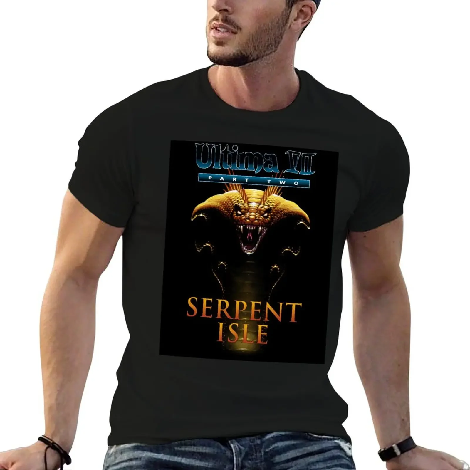 Classic Game Covers - Ultima VII Serpent Isle T-Shirt anime shirt affliction shirts custom t-shirts heavyweight t shirts for men