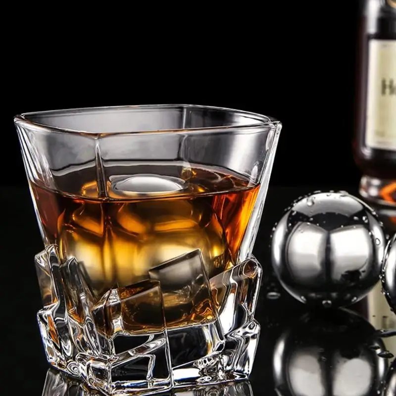 38 55mm Round Stainless Steel Ice Cubes Reusable Metal Ice Balls Multipurpose Bar Party Supplies For Drink Chilling Bar Cooler A