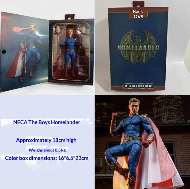 The Boys Homelander 7-Zoll Ultimate Articulated Actionfigur, bewegliche Gelenke, Sammlerfigur für erwachsene Sammler