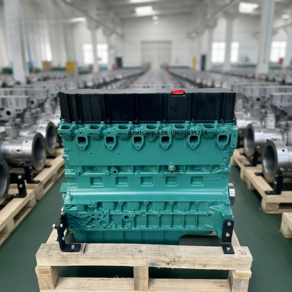 OTTO EC350 Excavator D342 Cylinder Long Block Bare Engine Parts D8K Cylinder Block Assembly Suitable for DEUTZ