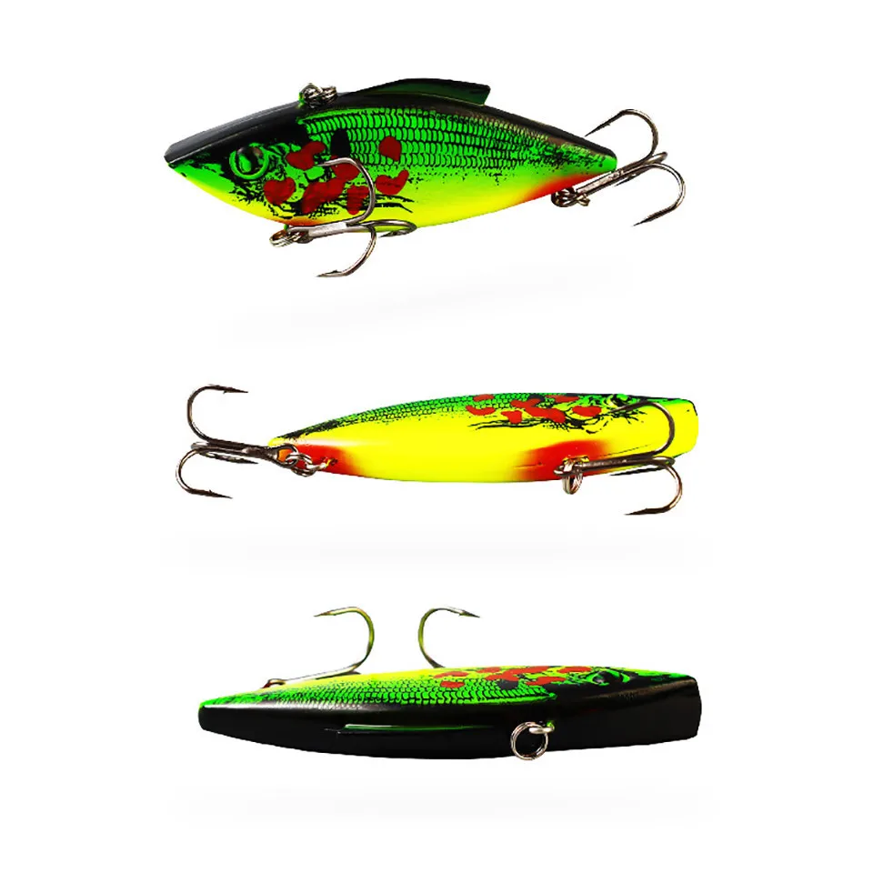 SKYBAITS 크랭크 베이트 낚시 지그 진동 싱킹 VIB 미끼, 파이크 낚시 인공 스푼 딸랑이, 11.4g/18.6g, 1 개