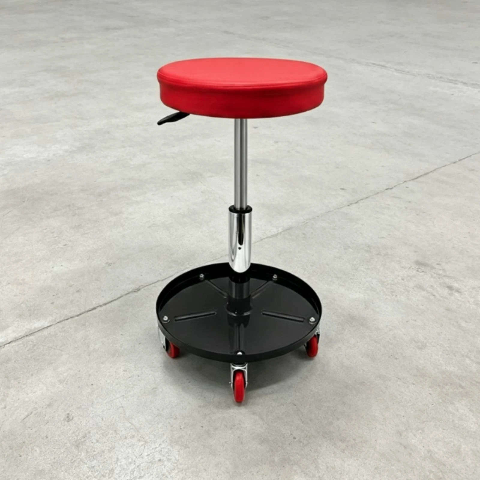 Rolling Mechanic Stool Metal Post Shop Seat Garage Equipment for Mechanics