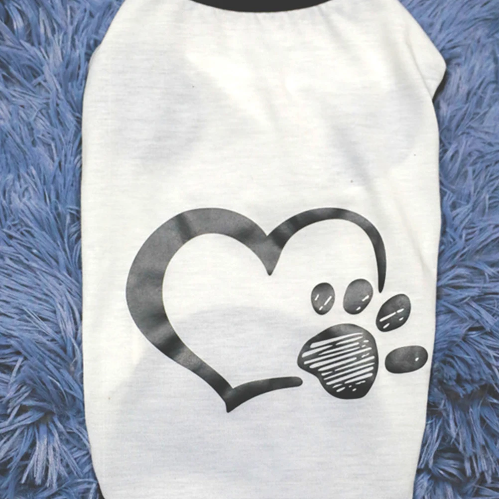 

Dog Vest Summer Clothing Sleeveless Pet Clothes for Small Dogs Party Costumes Heart Pattern Doggy Wear Stylish Fashion