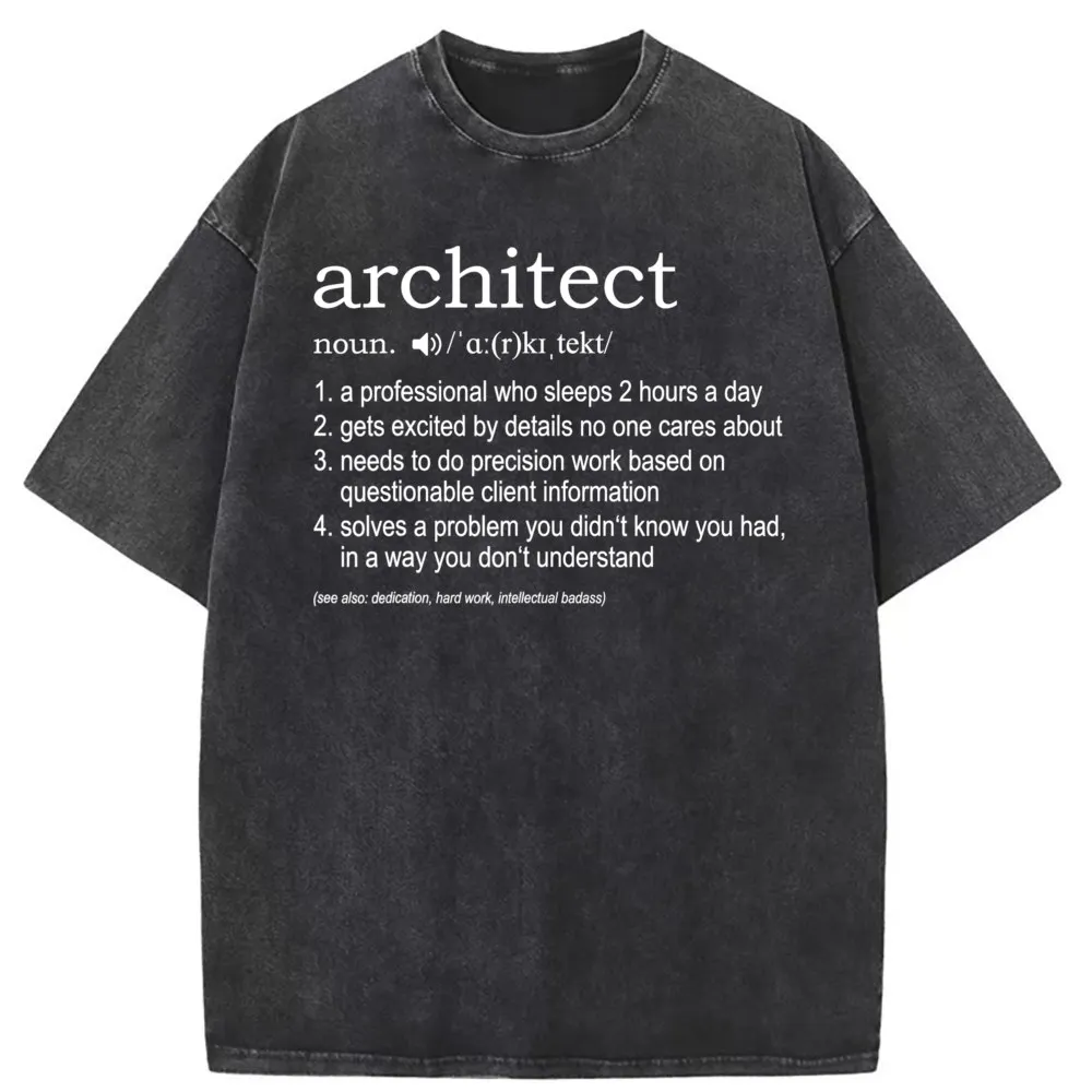 

Architect Definition Tops Tshirt Printed Long Sleeve Men's Sweatshirts Funny TShirt For Architects Leisure Sweatshirt