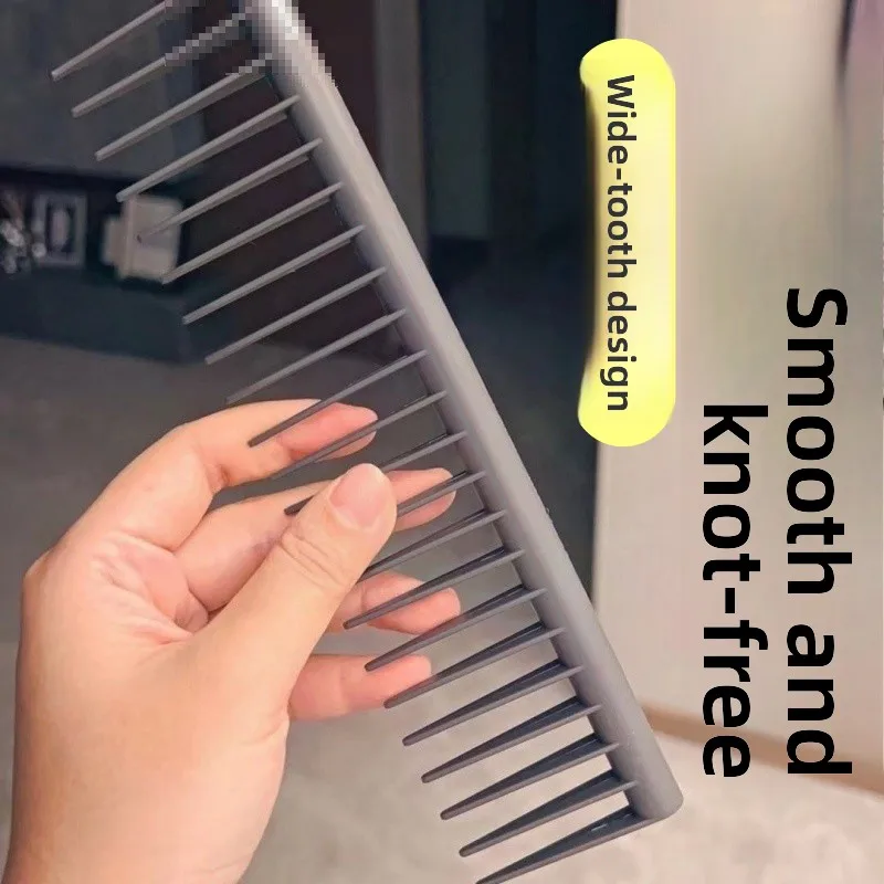 

Anti-static Wide Tooth Comb Anti Hair Loss Large Tooth Comb for Detangling Hair Brushing Salon Use Curly Hair Comb Travel Size