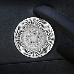 Car Styling Audio Speaker Door Loudspeaker Trim Auto Sticker Cover for BMW E84 X1 2012 2013 2014 2015 Decorative Ring