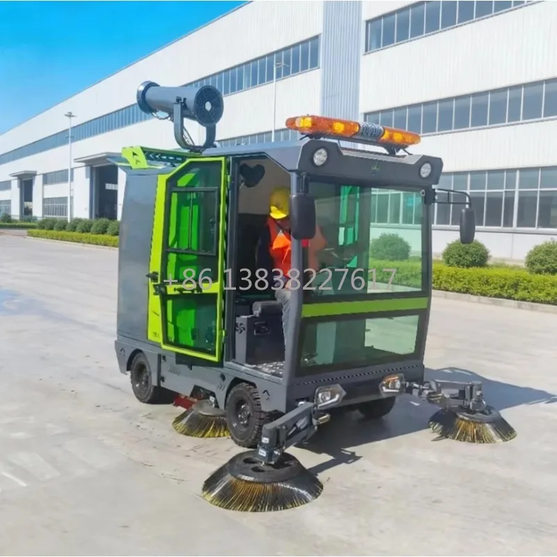 Electric Road Street Sweeper Manufacturer Industrial Floor Sweeper Wear-resistant High Density Nylon Side Brush