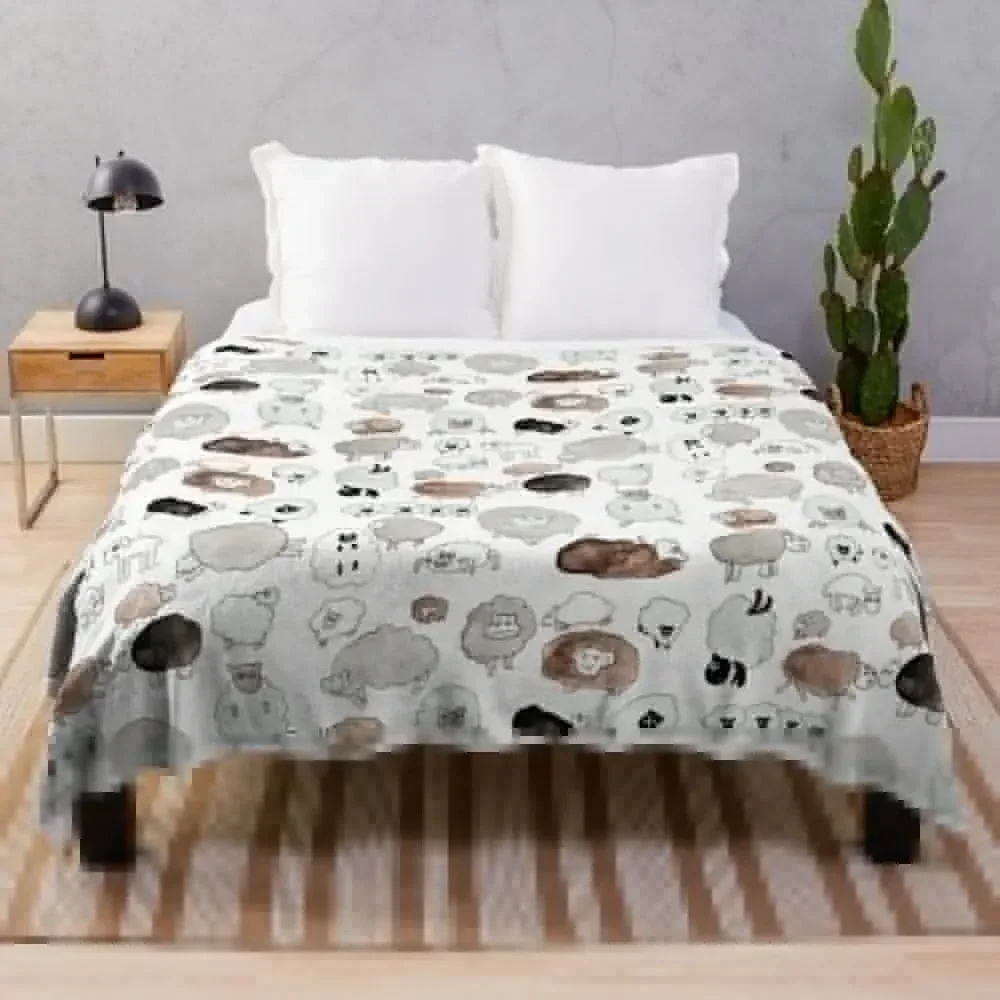 Sheep Throw Blanket Luxury Designer For Baby Designers Blankets