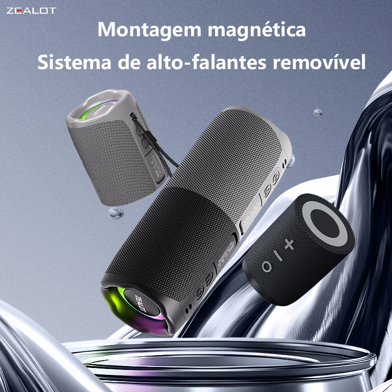 zealot-m5-magnetic-bluetooth-speaker-2-in-1-portable-mini-speaker-with-power-bank-macaron-colors-dual-channel