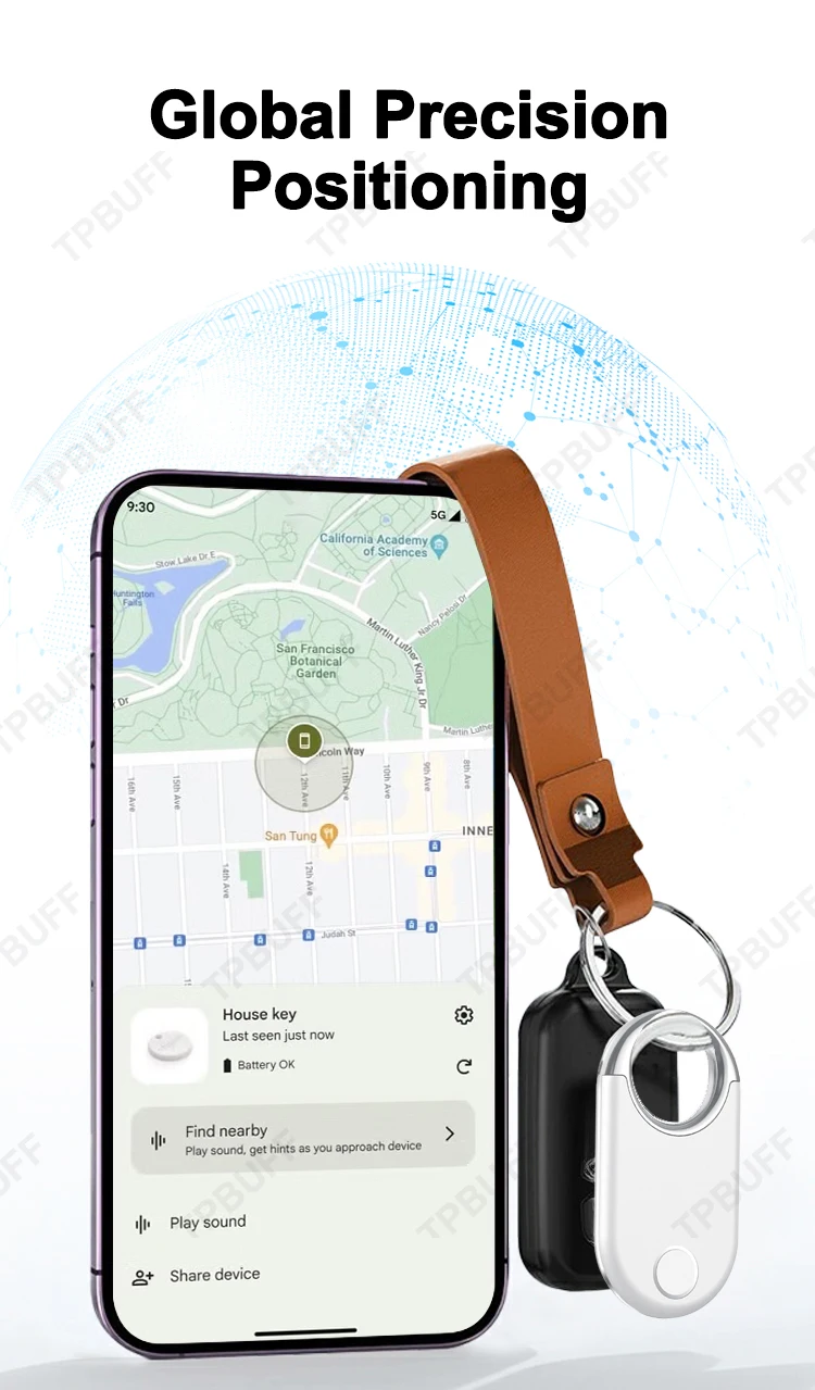 Google Find My GPS-Tracker Android Anti-Verlust-Ortungsgerät GPS-Lokalisierungs-Detektor Smart Tag 2 Gehäuse Sicherheitsschutz Positionierung – Detail 9