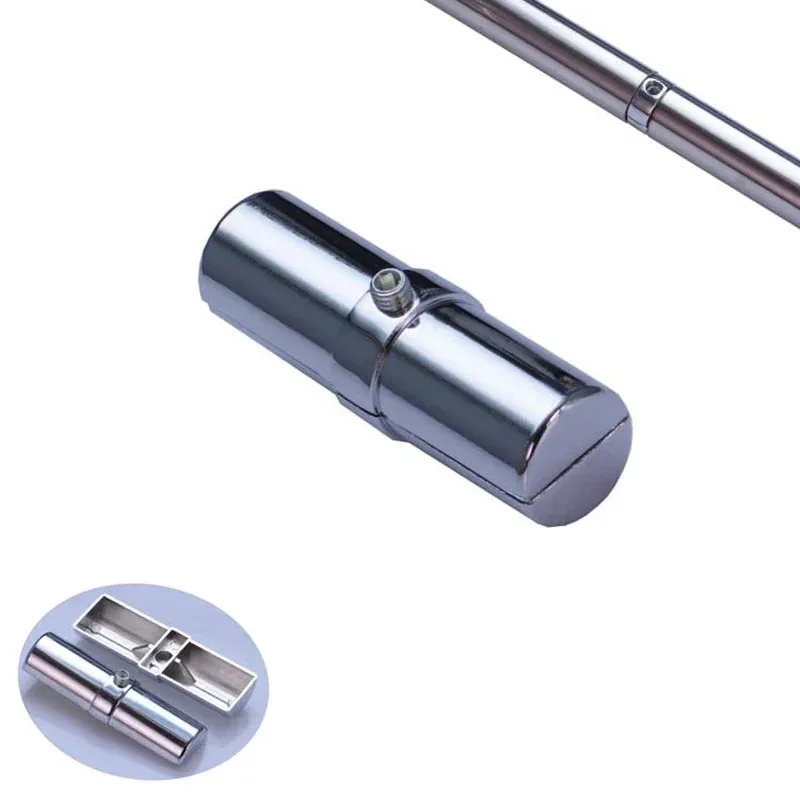 5pcs 32mm Round Pipe Inner Connector Rack Airing Rod Assembly Accessories Stainless Steel Pipe Thickening Joint Fixer Fitting