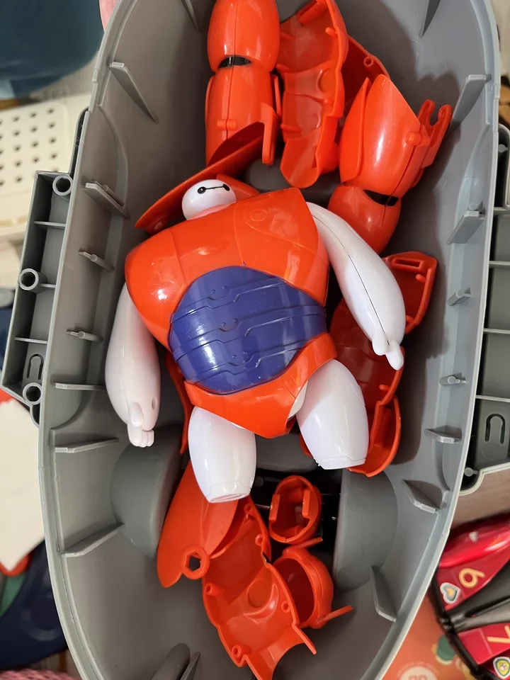 2025 neue Cartoon Baymax 18 cm Big Hero 6 Plüsch Spielzeug Weiche Stofftier Baymax Modell Puppe Pvc Action Figur für Kinder Geburtstag Geschenk