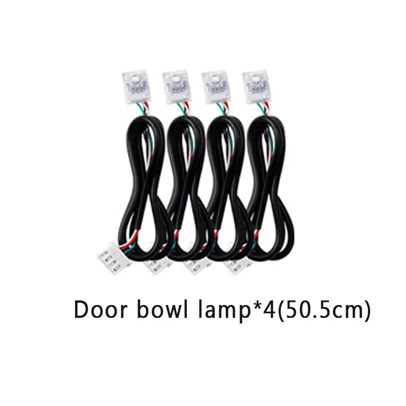 18 in 1 Atmosphere Lamp Parts RGB Not Rainbow 75CM 110CM Light Strip Main/Sub Controller Door Lamp storage Lamp Extension Cord