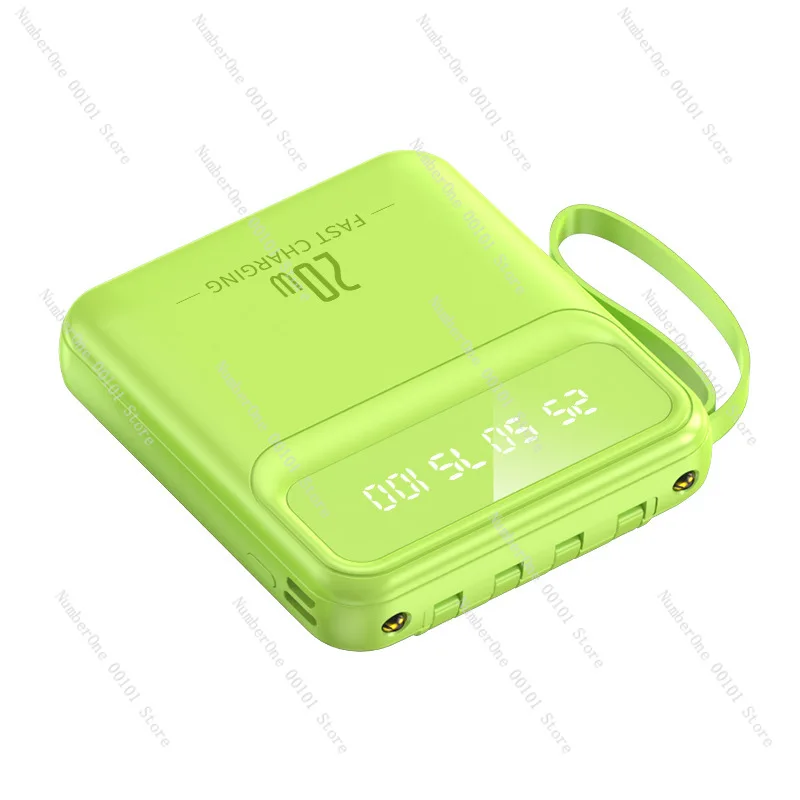 

Wholesale New Mini Power Bank 20000 MA Compact with Cable Mobile Power Supply