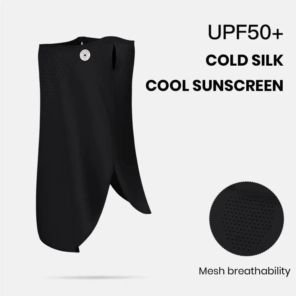 Men Women Face Guard Sun Face Guard with Ear hanging Design for Sports Sunscreen Super Soft Breathable Uv proof Neck