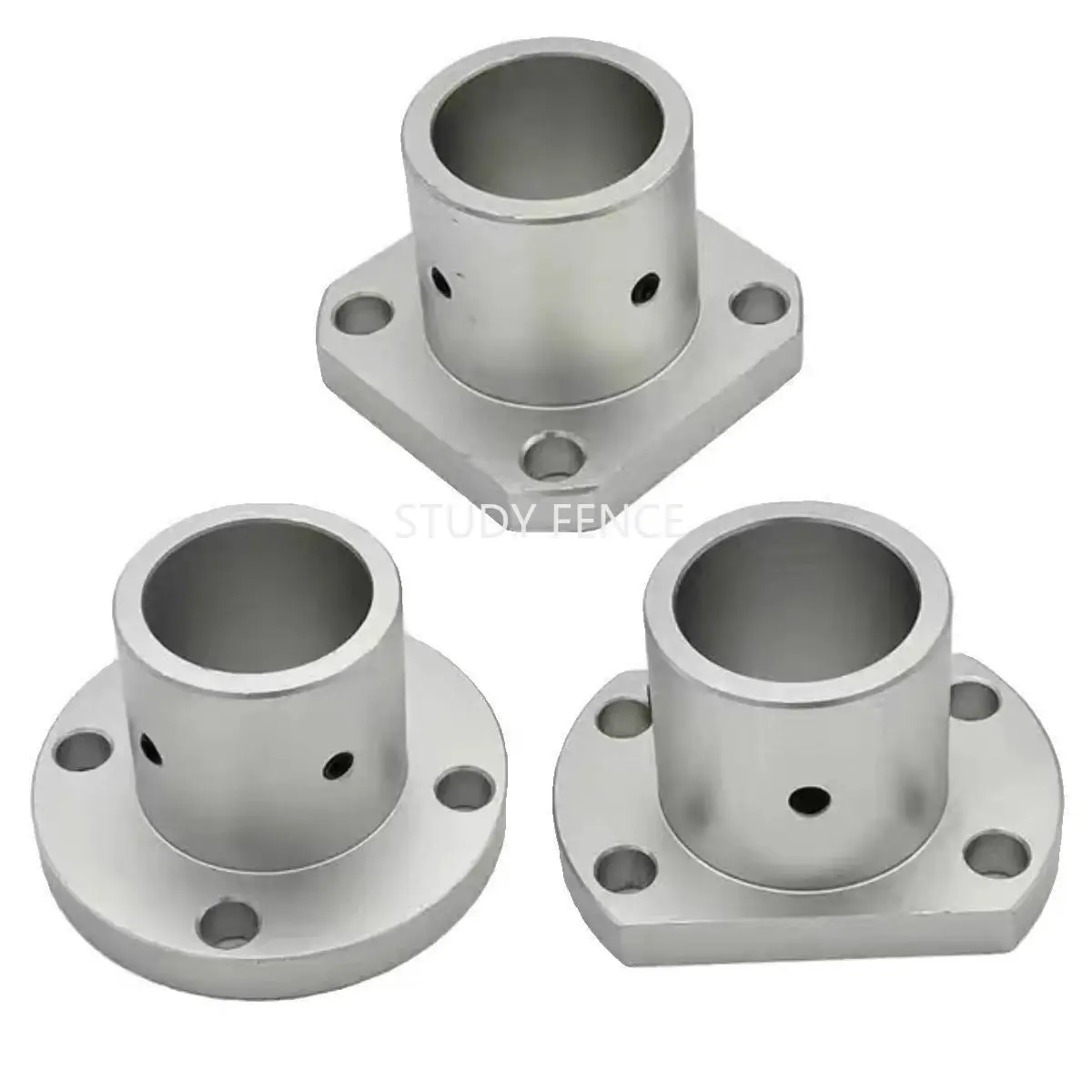 4PCS Aluminum Alloy Fixed Support, Drying Pole Fixed Base, Household Hardware Accessories, Aperture 8/10/12/15/16/20/25mm