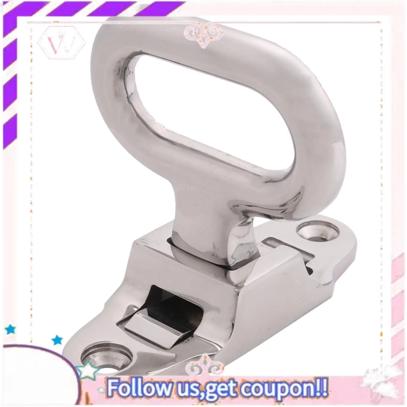 

A76T-108X81mm Diamond Non-Slip 316 Stainless Steel Folding Mast Step Marine Boat Yacht Car RV Transom Step Fold Out Step