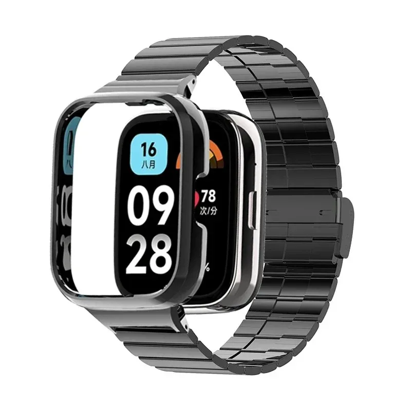 Watchband For Redmi Watch 3 Strap Milan Magnetic Bracelet Xiaomi Redmi Watch 3 Strap Stainless Steel Band Redmi Watch 3 Strap