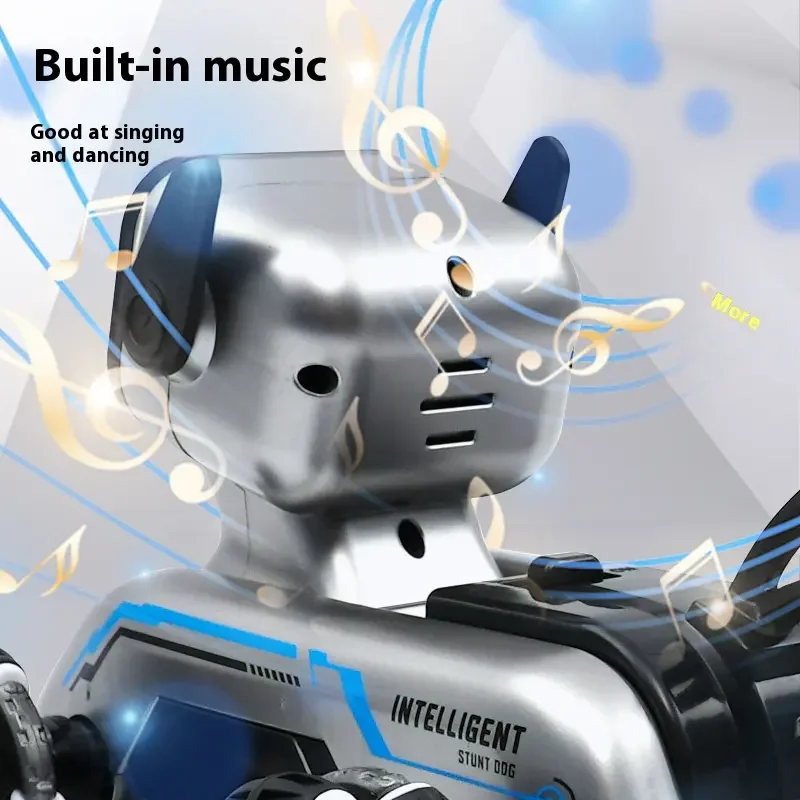 Children's stunt Robot Dog Toy Gesture Sensing Music Drifting Climbing Deformation Remote Control Toy Dog Gift for Kids